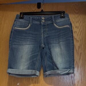 Mudd, girls Jean shorts, denim, 14
